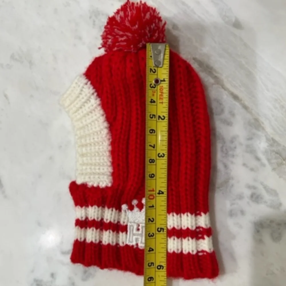 🐶 Knitted Pet Ski Hat 🐶